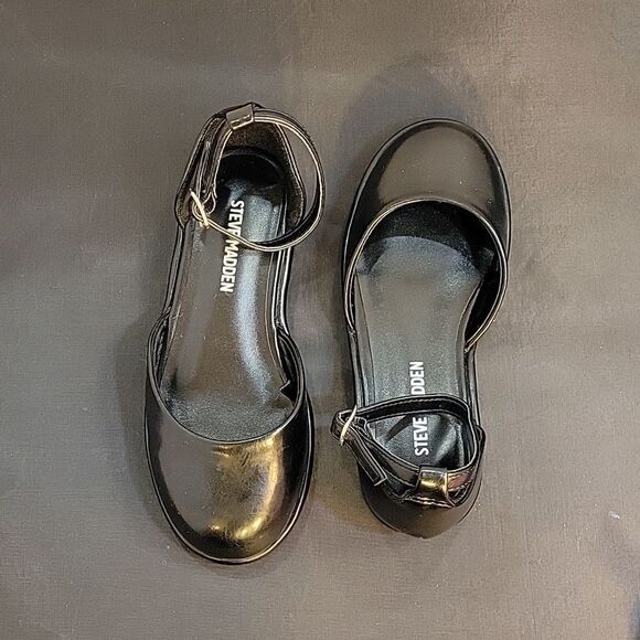 BRAND NEW STEVE MADDEN JKLAIR D'ORSAY ADJUSTABLE BUCKLE ANKLE STRAP FLAT… - Picture 4 of 15